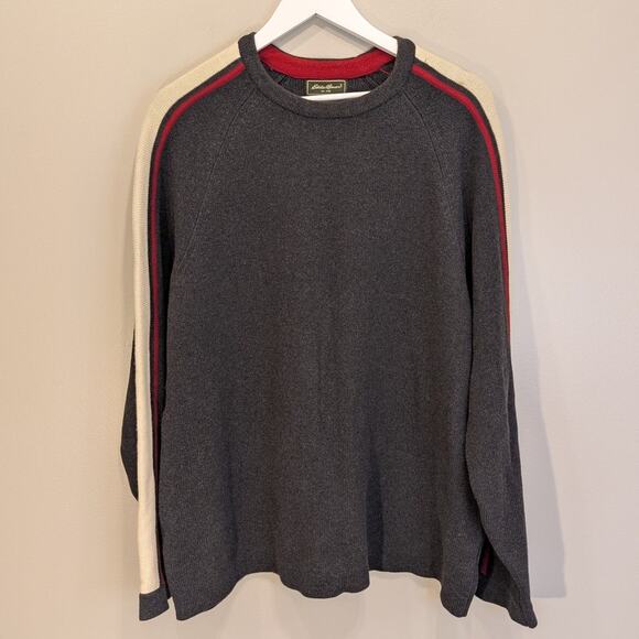 Eddie Bauer Sweater Y2K 90s Retro Style Warm Layer Classic Casual - Size L - Picture 1 of 7